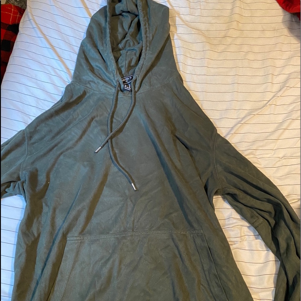 Green forever 21 hoodie